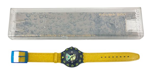 Orologio da Polso Swatch Scuba Divine SDN102 1992 + Custodia  - ANC3400