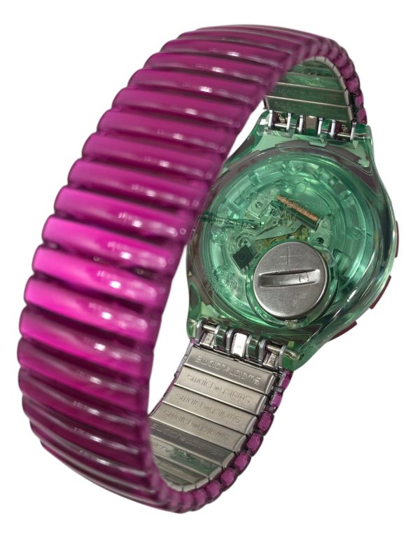 Orologio da Polso Swatch Scuba Cherry Drops SDG101 1993 + Custodia  - ANC3402 - immagine 4