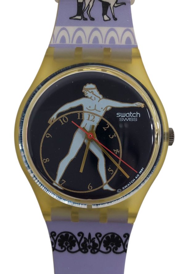 Orologio da Polso Swatch Gents Discobolus GK141 1992 + Custodia  - ANC3415 - immagine 2