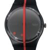 Orologio da Polso Swatch Special 360 Rosso Sur Blackout GZ119 1991 + Custodia  - ANC3421 - immagine 2
