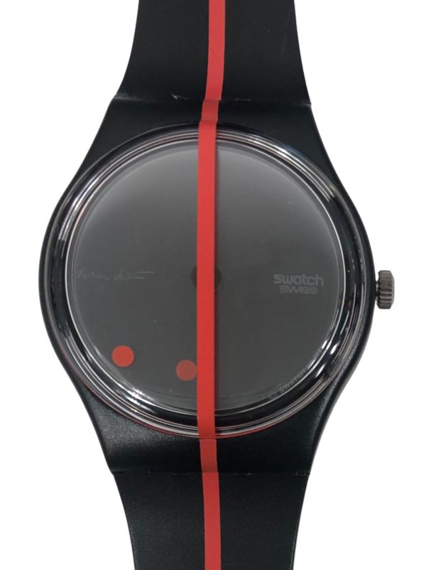 Orologio da Polso Swatch Special 360 Rosso Sur Blackout GZ119 1991 + Custodia  - ANC3421 - immagine 2