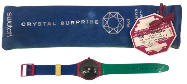 Orologio da Polso Swatch Special Chrystal Surprise GZ129 1994 + Custodia - ANC3428