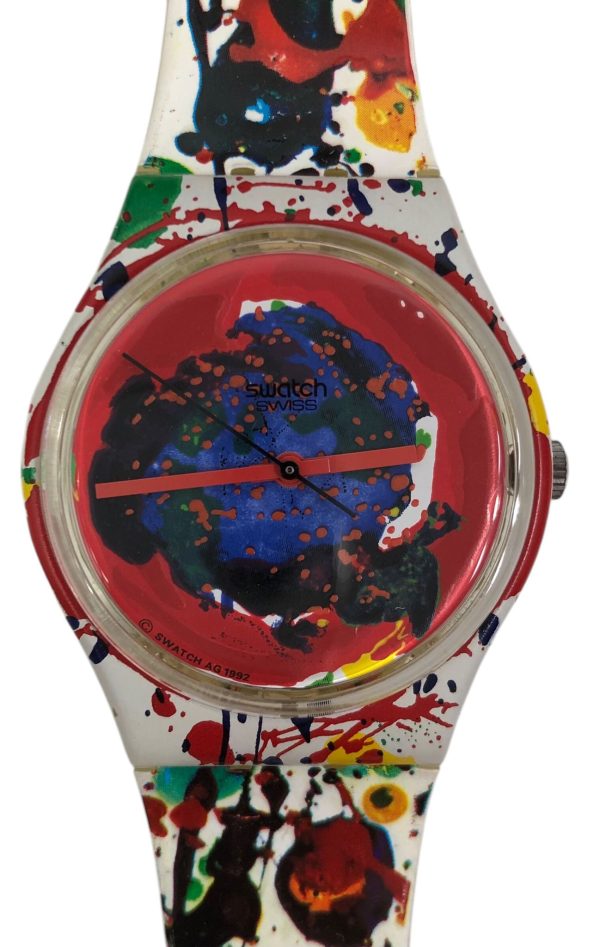 Orologio da Polso Swatch Sam Francis GZ123 1992 + Custodia - ANC3424 - immagine 4