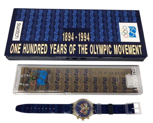 Orologio da Polso Swatch 100 Years of The Olimpic Chronograph Watch SCZ101 1994 - ANC3425