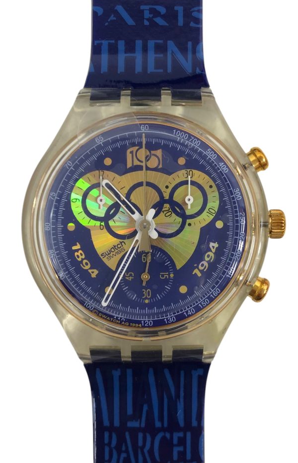 Orologio da Polso Swatch 100 Years of The Olimpic Chronograph Watch SCZ101 1994 - ANC3425 - immagine 2