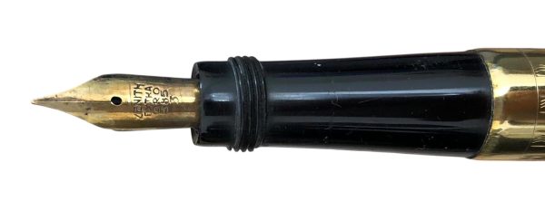 Penna Stilografica Zenith con Pennino Retrattile Placcata Oro 18kt   - AUC8080 - immagine 4