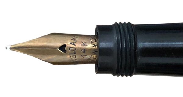 Penna Stilografica Ideal con Pennino Retrattile Placcata Oro 18kt   - AUC8081 - immagine 4