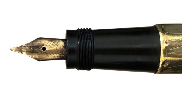 Penna Stilografica Zenith con Pennino Retrattile Placcata Oro 18kt   - AUC8082 - immagine 4