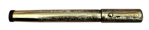 Penna Stilografica Universal con Pennino Retrattile Placcata Oro 18kt   - AUC8083