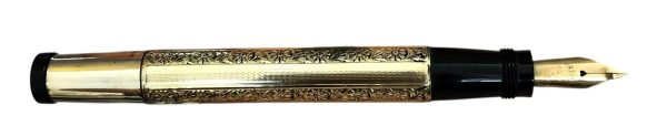 Penna Stilografica Williamson's con Pennino Retrattile Placcata Oro 18kt   - AUC8084 - immagine 3