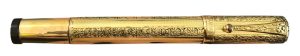 Penna Stilografica Williamson's con Pennino Retrattile Placcata Oro 18kt   - AUC8084