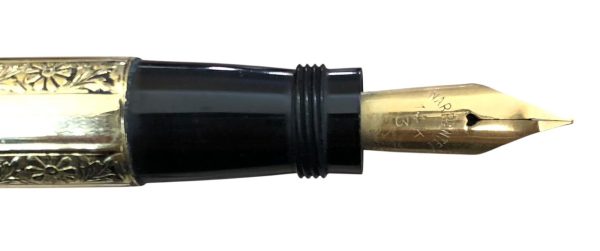Penna Stilografica Williamson's con Pennino Retrattile Placcata Oro 18kt   - AUC8084 - immagine 4