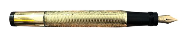 Penna Stilografica Universal con Pennino Retrattile Placcata Oro 18kt   - AUC8085 - immagine 4