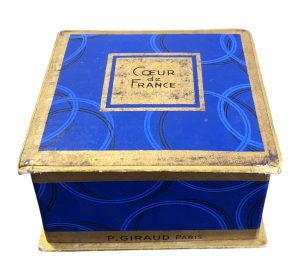 Scatola di Cipria Vintage Coeur De France Nuova - AUC8107