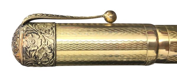 Penna Stilografica Ideal con Pennino Retrattile Placcata Oro + Custodia - AUC8092 - immagine 3