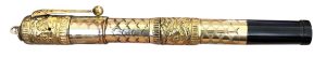 Penna Stilografica Waterman con Pennino Retrattile Placcata Oro 18kt  - AUC8088