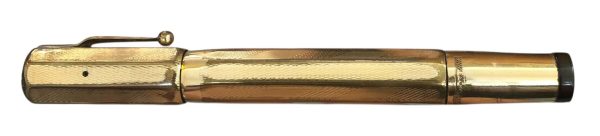 Penna Stilografica Spezial & Super con Pennino Retrattile Placcata Oro 18kt - AUC8091
