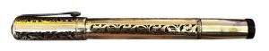 Penna Stilografica The Scotland con Pennino Retrattile Placcata Oro 18kt  - AUC8089