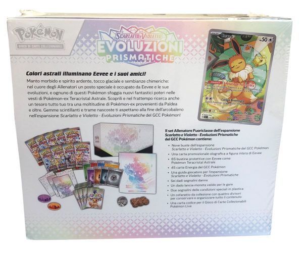 Pokémon Set Allenatore Fuoriclasse Scarlatto e Violetto: Evoluzioni Prismatiche - ANC3470 - immagine 3
