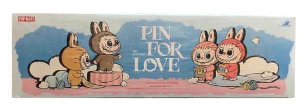 Box Labubu Pop Mart Pin For Love Blu  - ANC3495