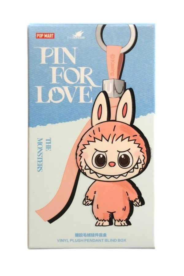 Labubu Pop Mart Pin For Love Blu - ANC3504