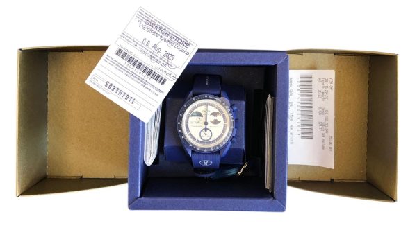 Orologio da Polso Moonswatch Mission to Earthphase Moonshine Gold Agosto - ANC3505 - immagine 2