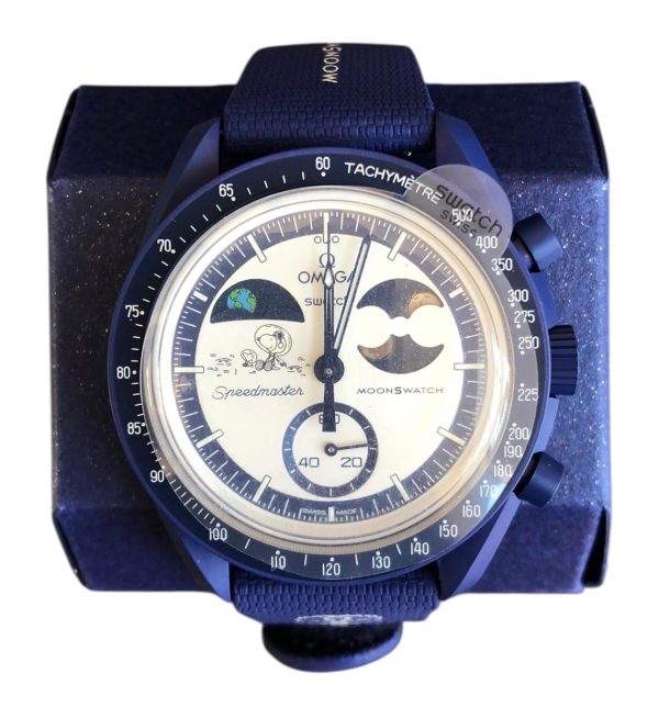 Orologio da Polso Moonswatch Mission to Earthphase Moonshine Gold Agosto - ANC3505 - immagine 3