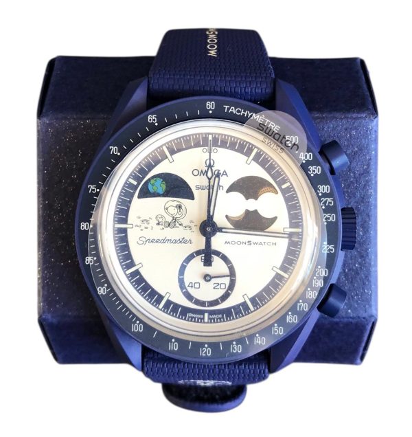 Orologio da Polso Moonswatch Mission to Earthphase Moonshine Gold Settembre - ANC3506 - immagine 3