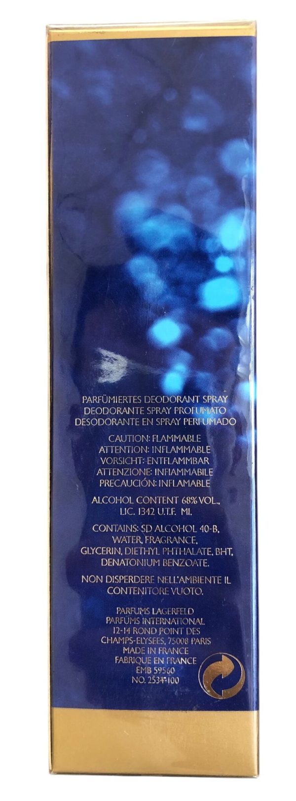 Profumo Deodorante Lagerfield Sun Moon Stars 150ml Vintage - ANC3522 - immagine 2