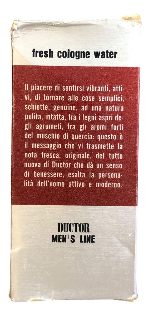Acqua di Colonia Ductor Fresh Men's Line 120ml Vintage - ANC3528 - immagine 3