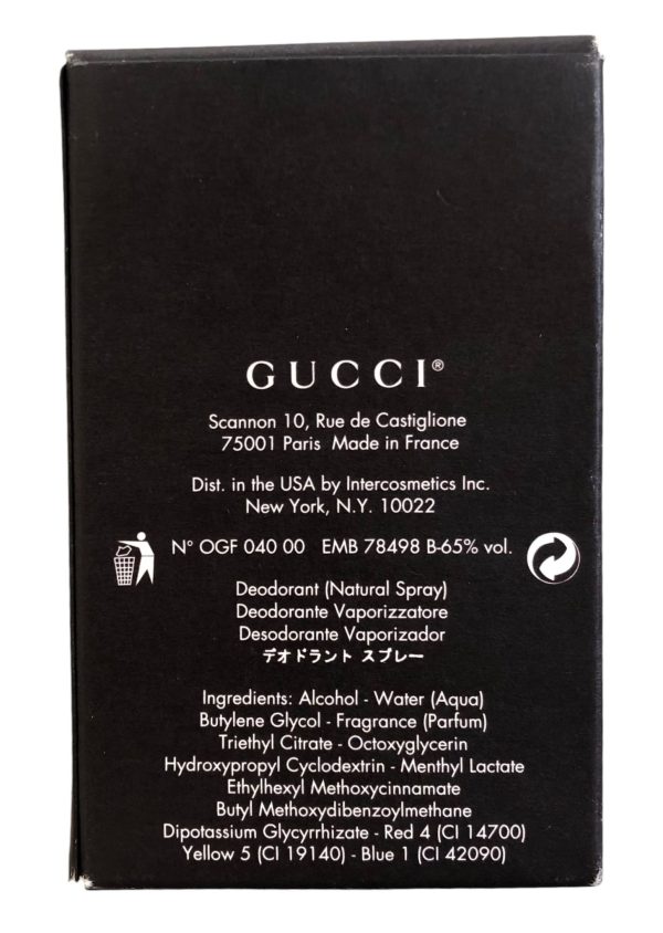 Profumo Deodorante Gucci 100ml Vintage - ANC3539 - immagine 2