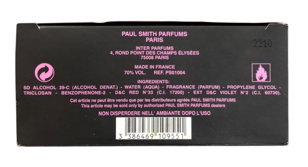 Profumo Deodorante Paul Smith Women 100ml Vintage - ANC3538 - immagine 3