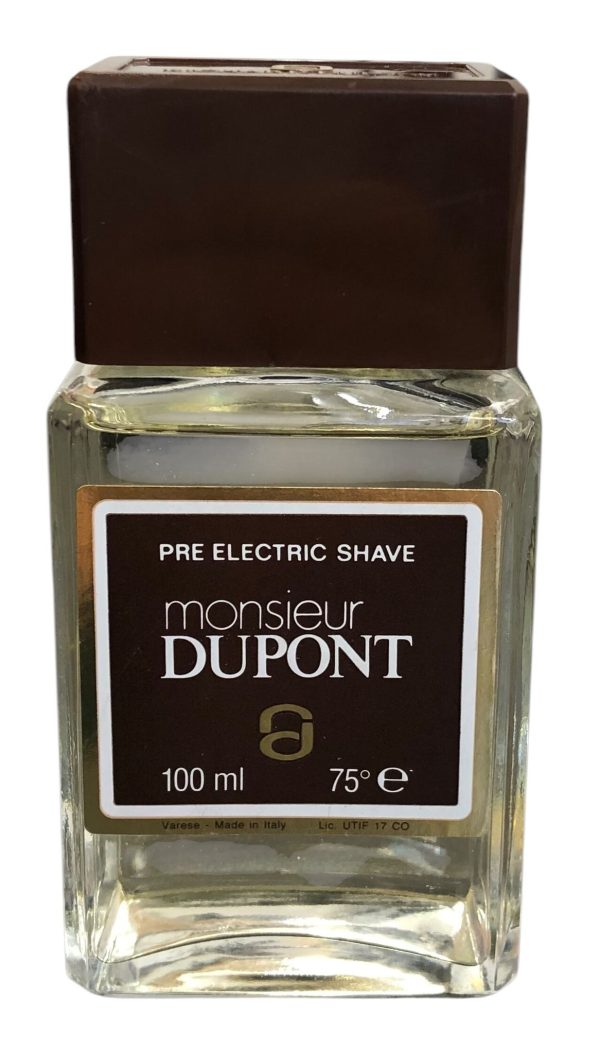 Pre Electric Shave Richard Dupont Monsieur Dupont 100ml Vintage - ANC3552