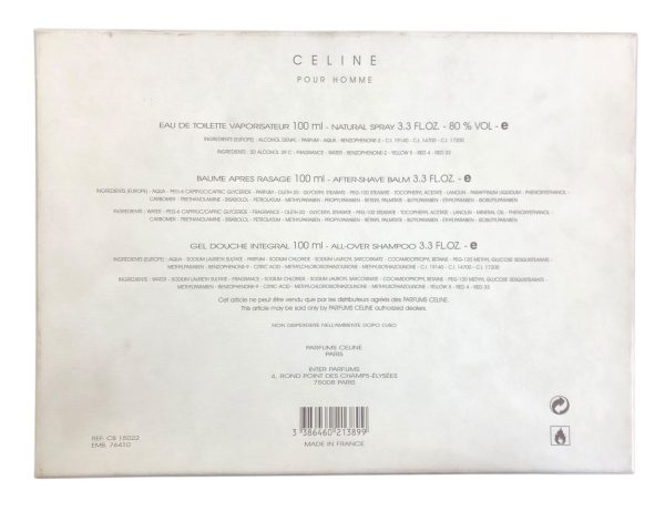 Cofanetto Celine Parfumes Profumo 100ml + Balsamo Dopobarba 100ml Vintage - ANC3546 - immagine 3