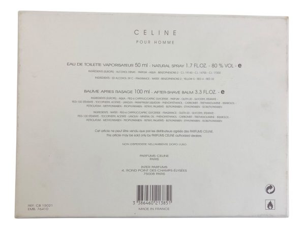 Cofanetto Celine Parfumes Profumo 50ml + Balsamo Dopobarba Vintage 100ml - ANC3547 - immagine 3