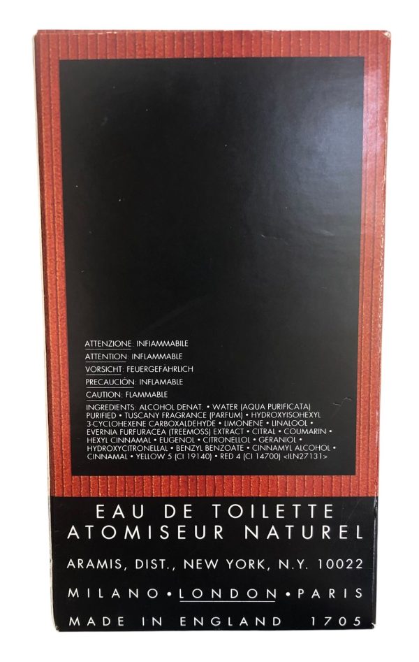 Profumo Eau De Toilette Aramis Tuscany per Uomo 100ml Vintage - ANC3558 - immagine 4