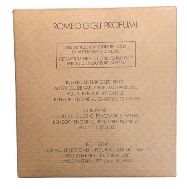Profumo Eau De Parfum Romeo di Romeo Giglio 100ml Vintage - ANC3556 - immagine 4