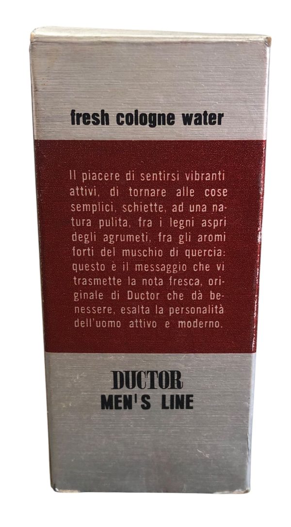 Acqua di Colonia Ductor Fresh Men's Line 50ml Vintage - ANC3568 - immagine 4